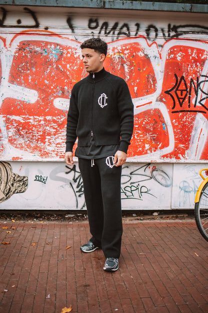 Cardair CD Emblem Knit Joggers - Black - Kick Game