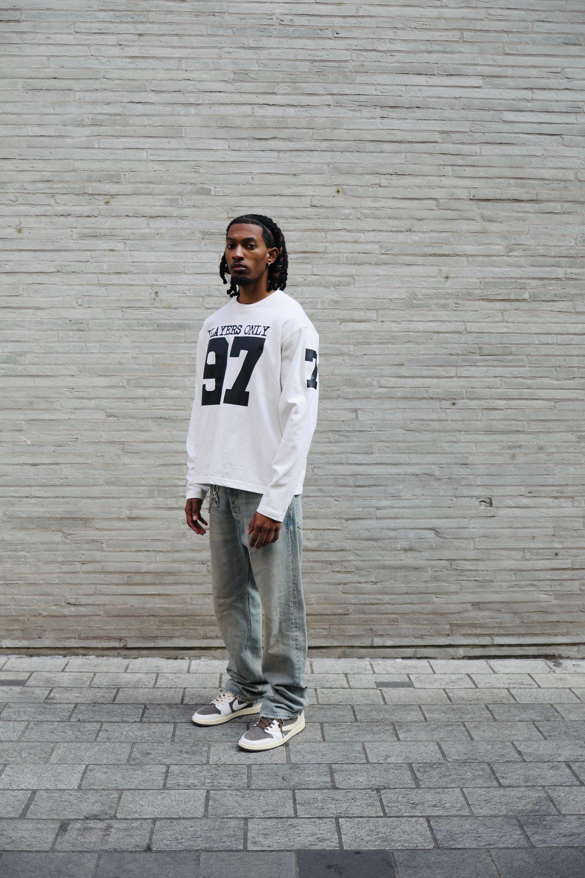 PLAYERS ONLY ECRU JERSEY LONG SLEEVE - Kick Game