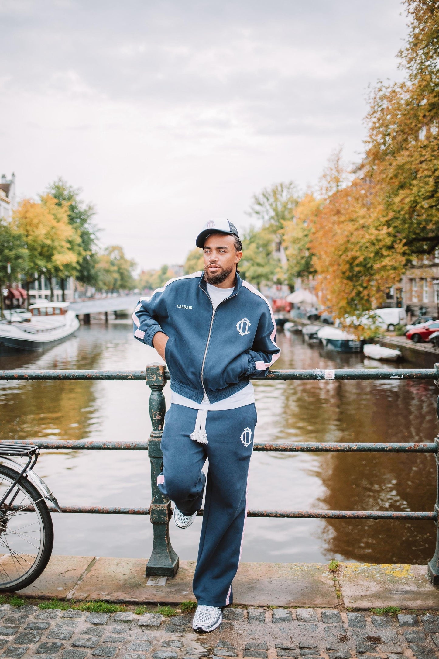 Cardair Club Emblem Track Pants - Navy - Kick Game