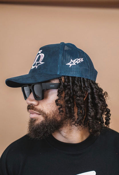 Cardair CD Star Suede Trucker - Navy/Pink - Kick Game