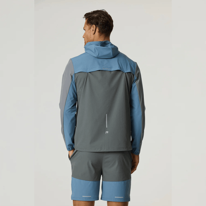 Reprimo Flight Jacket, Tee and Shorts 'Air Force Blue Gunmetal' - Kick Game