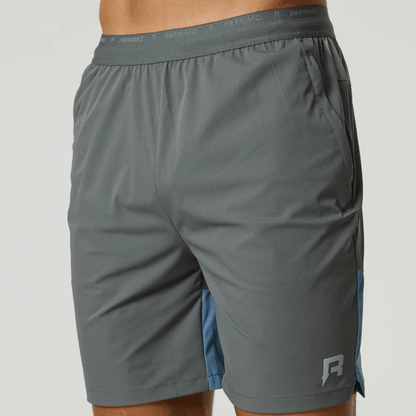 Reprimo Flight Jacket, Tee and Shorts 'Air Force Blue Gunmetal' - Kick Game