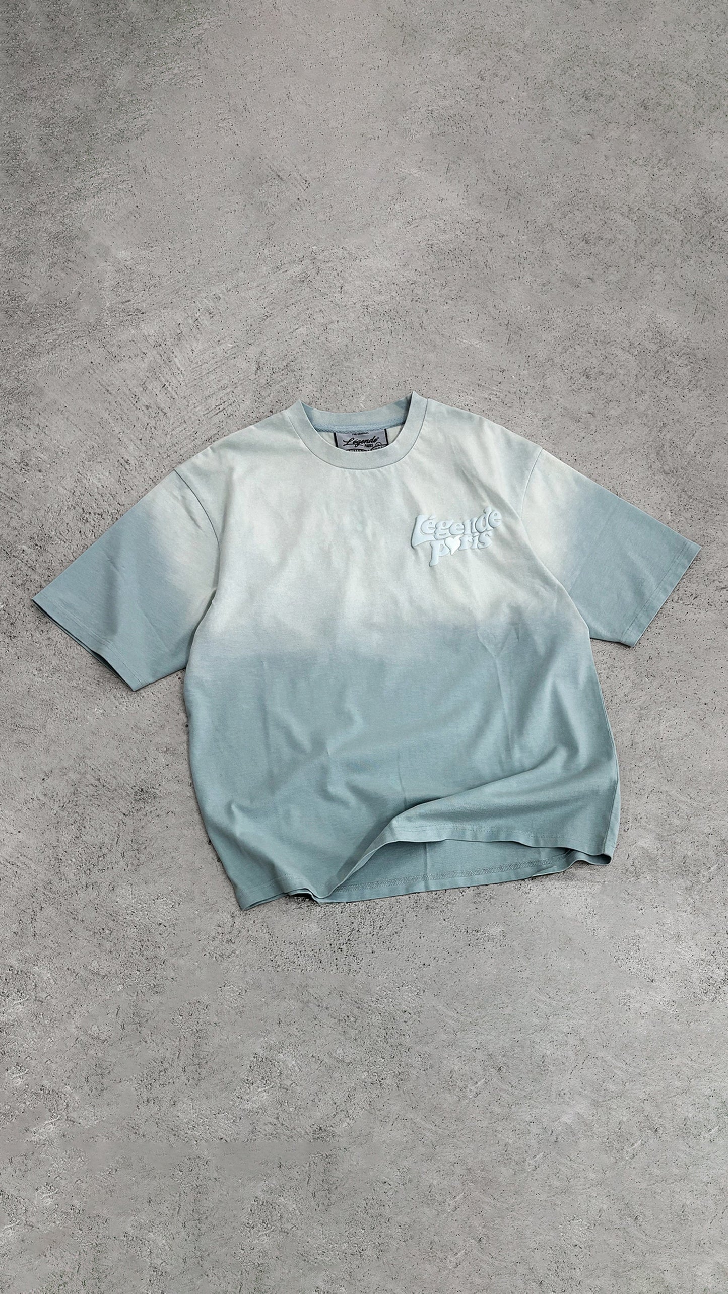 Legende Paris LND GRADIENT T-SHIRT - ICY BLUE - Kick Game