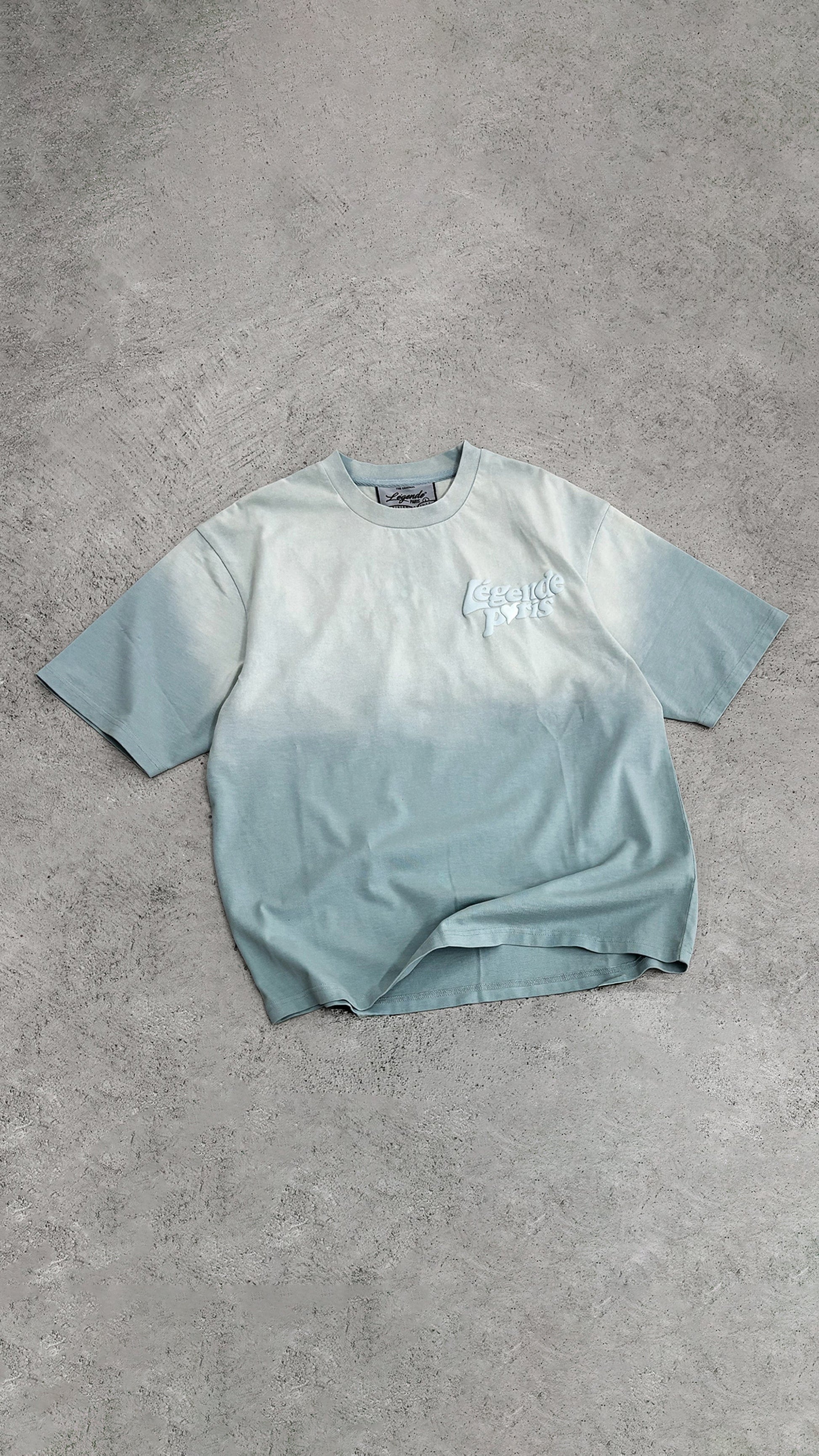 Legende Paris LND GRADIENT T-SHIRT - ICY BLUE - Kick Game