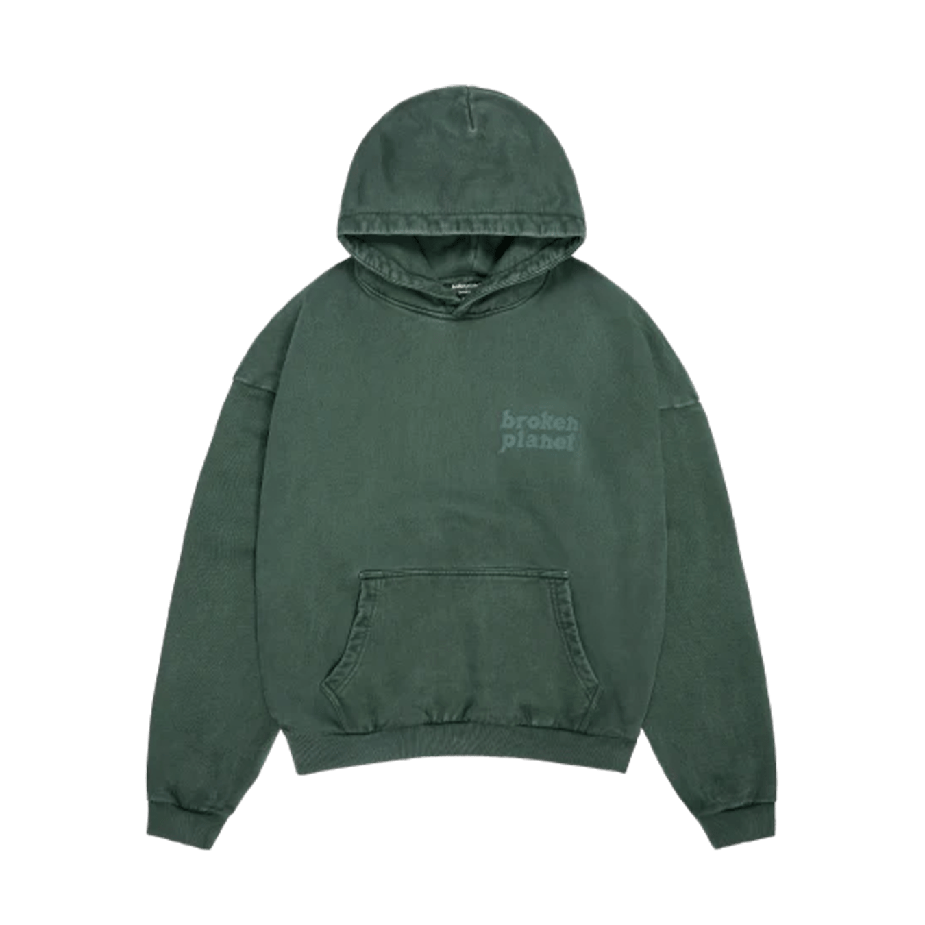 Broken Planet Basics Hoodie 'Washed Emerald Green' - Kick Game