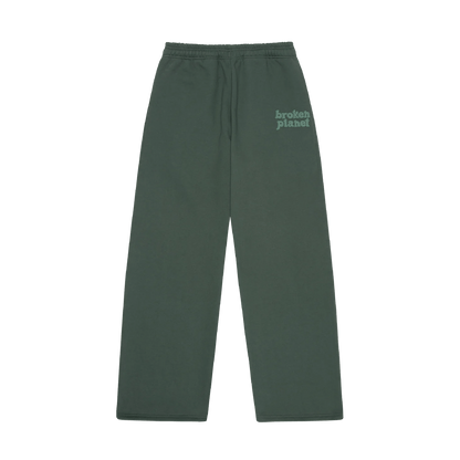 Broken Planet Basics Straight Leg Sweatpants - Emerald Green - Kick Game