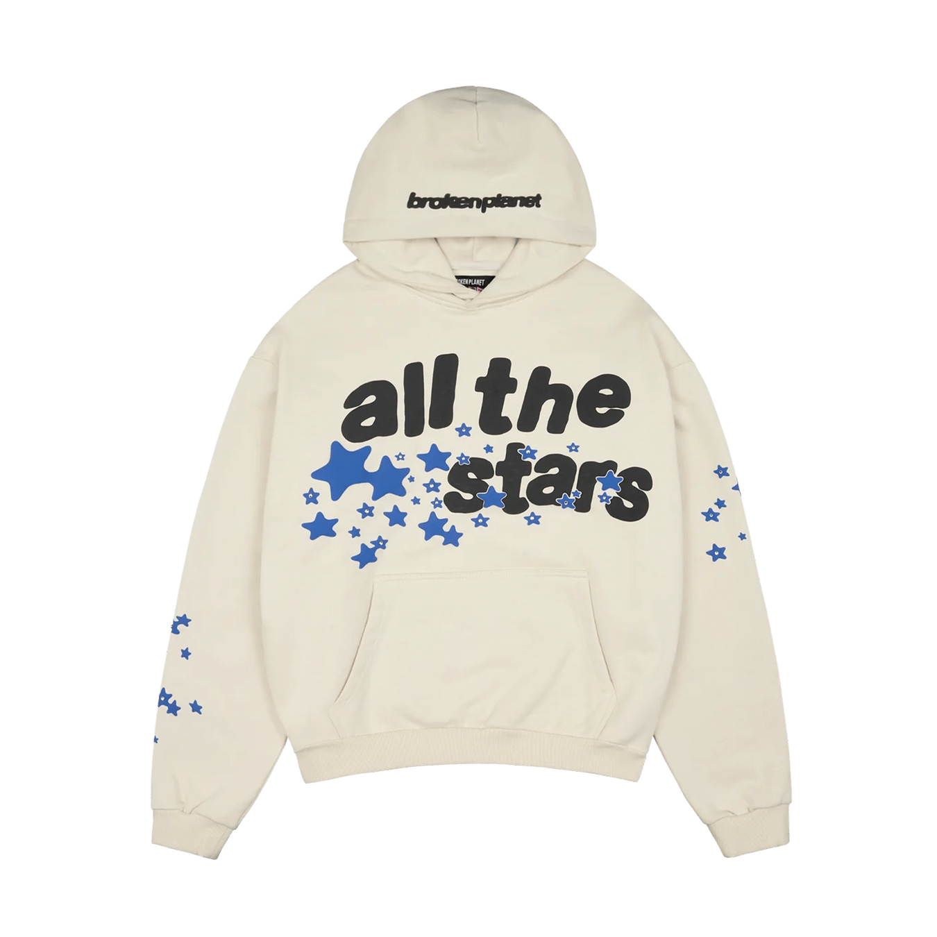Broken Planet Hoodie 'All The Stars' - Ivory White - Kick Game