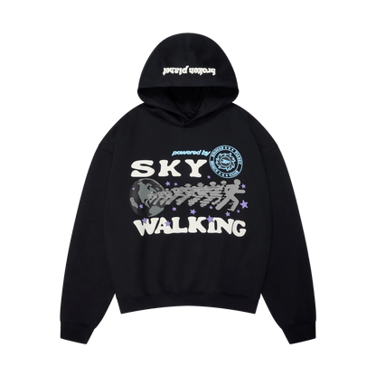 Broken Planet Hoodie 'Sky Walking' - Midnight Black - Kick Game