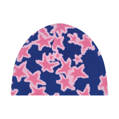 Broken Planet Pixel Star Beanie 'Cobalt Blue/Pink' - Kick Game
