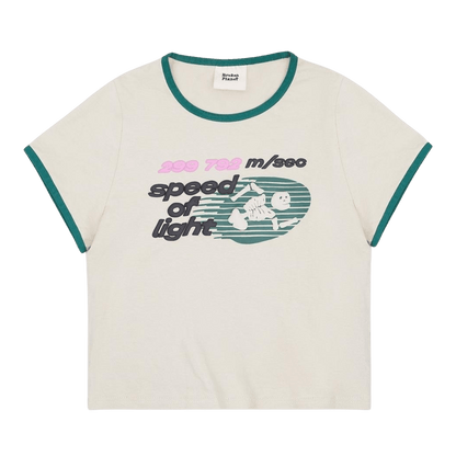 Broken Planet Speed Of Light Baby Tee - Kick Game