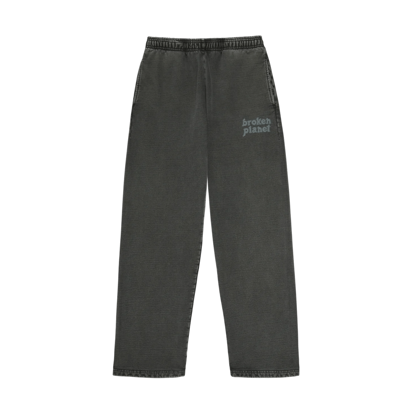 Broken Planet Market Basics Straight Leg Sweatpants - Washed Soot Black - Kick Game