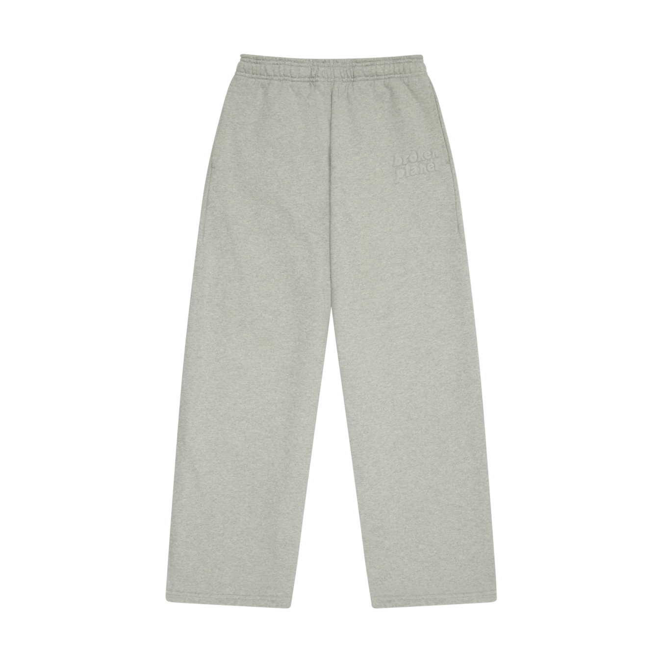 Broken Planet Market Basics Wide Leg Sweatpants - Heather Grey - Kick Game
