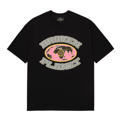 Broken Planet T-Shirt 'Grid' - Midnight Black - Kick Game