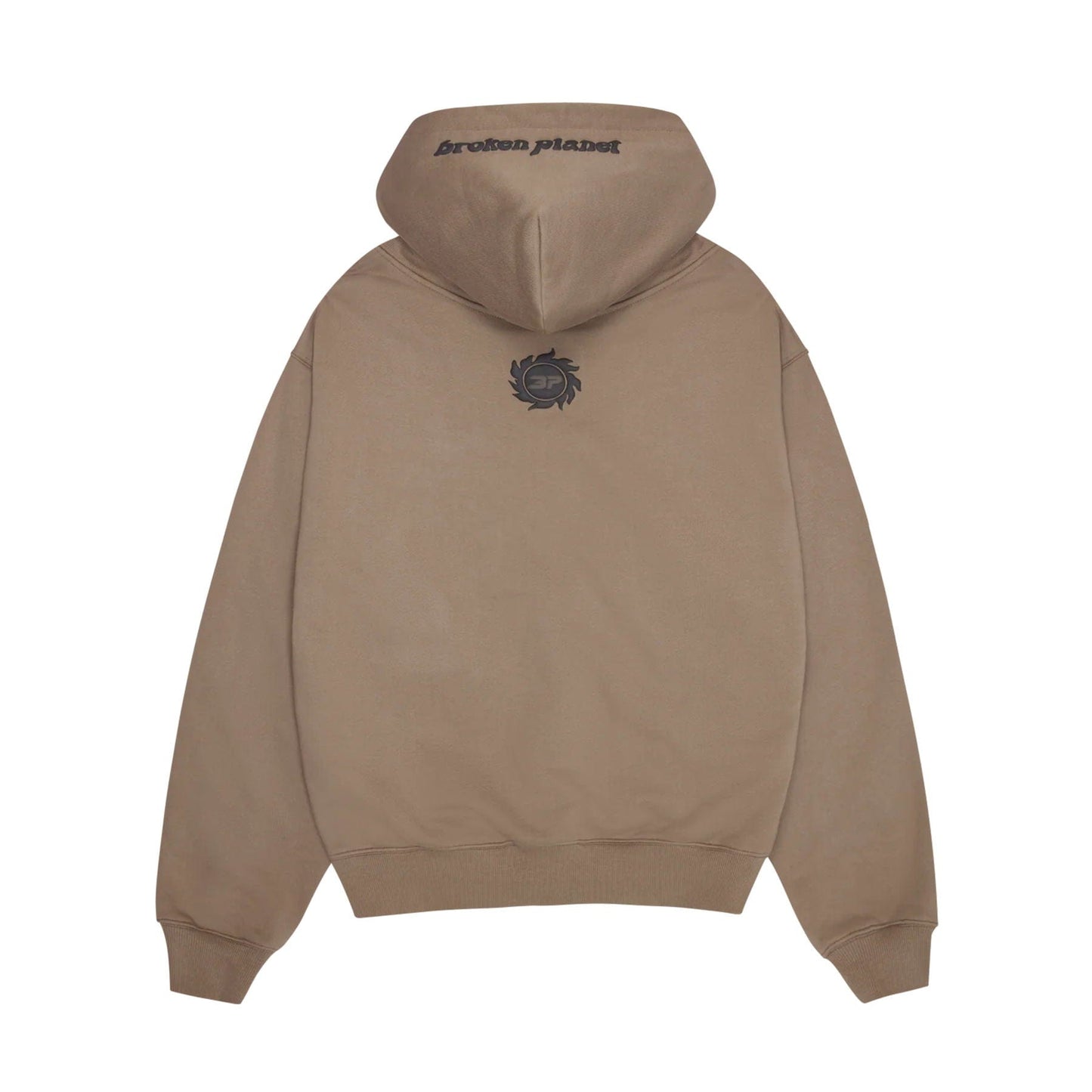 Broken Planet Market Hoodie 'Off The Grid' - Cinder Brown - Kick Game