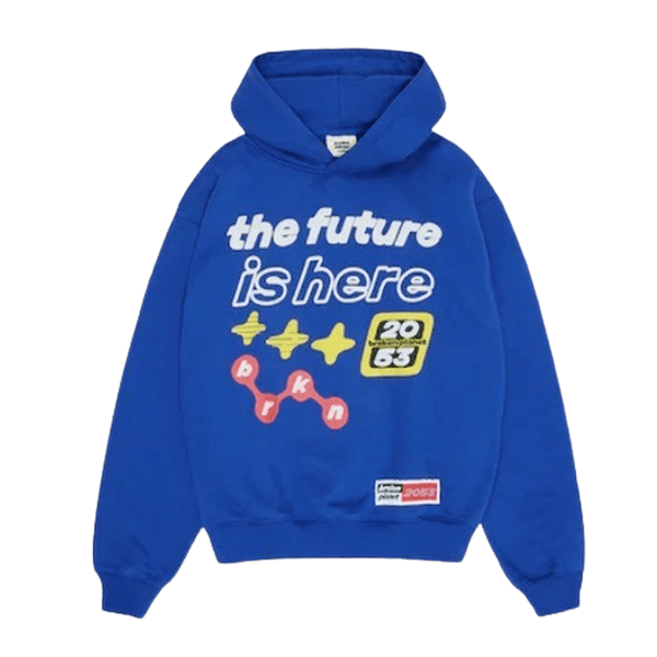 Broken Planet Market Dress Hoodie 'The Future Is Here' - Dark Blue - UrlfreezeShops