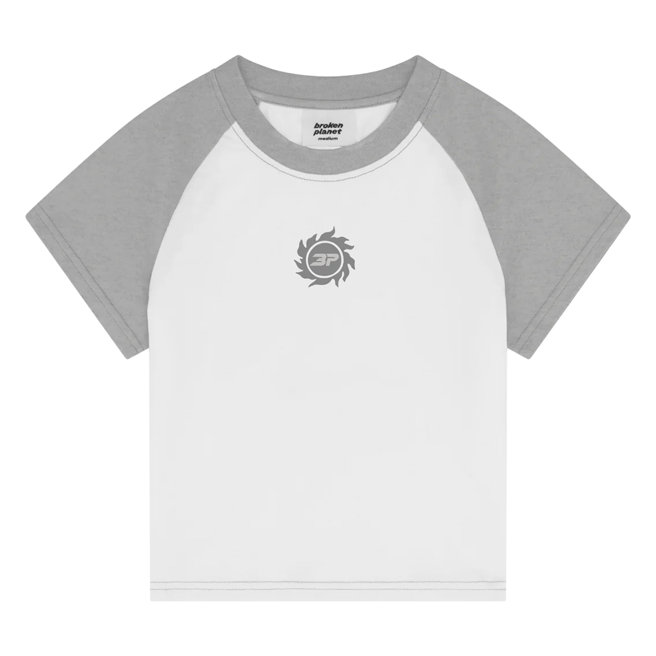 Broken Planet Market Sun Logo Baby Tee - Kick Game