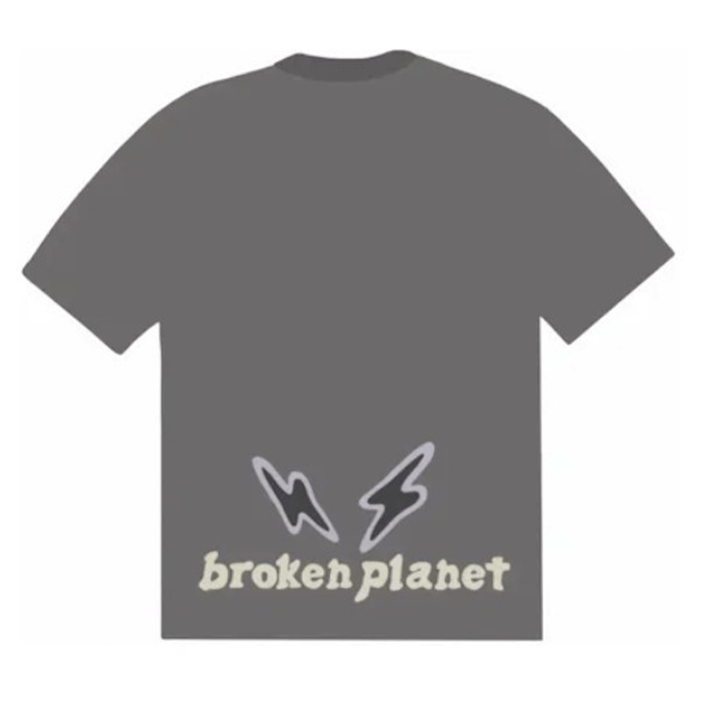 Broken Planet Market T-Shirt Genzianella 'Find Your Balance' - Ash Grey - UrlfreezeShops