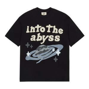 Broken Planet Market T-Shirt 'Into the Abyss' - Soot Black