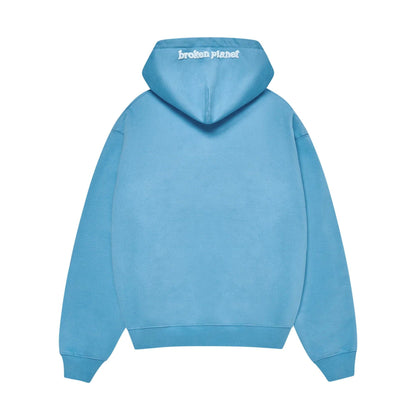 Broken Planet Market Zip Up Hoodie 'Light Blue' - Kick Game