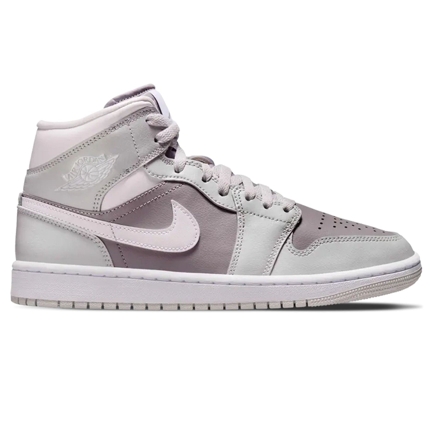 Air Jordan 1 Mid Wmns 'Photon Dust Atmosphere Grey' - Kick Game