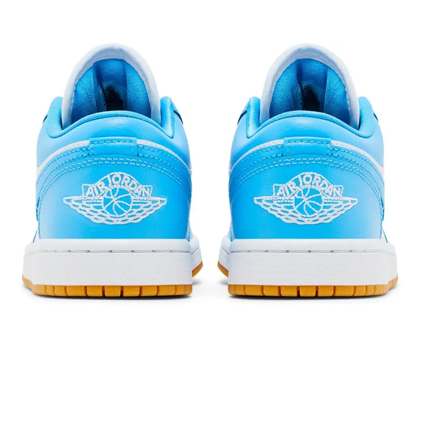 Air Jordan 1 Low Wmns 'Dark Powder Blue Gum' - Kick Game