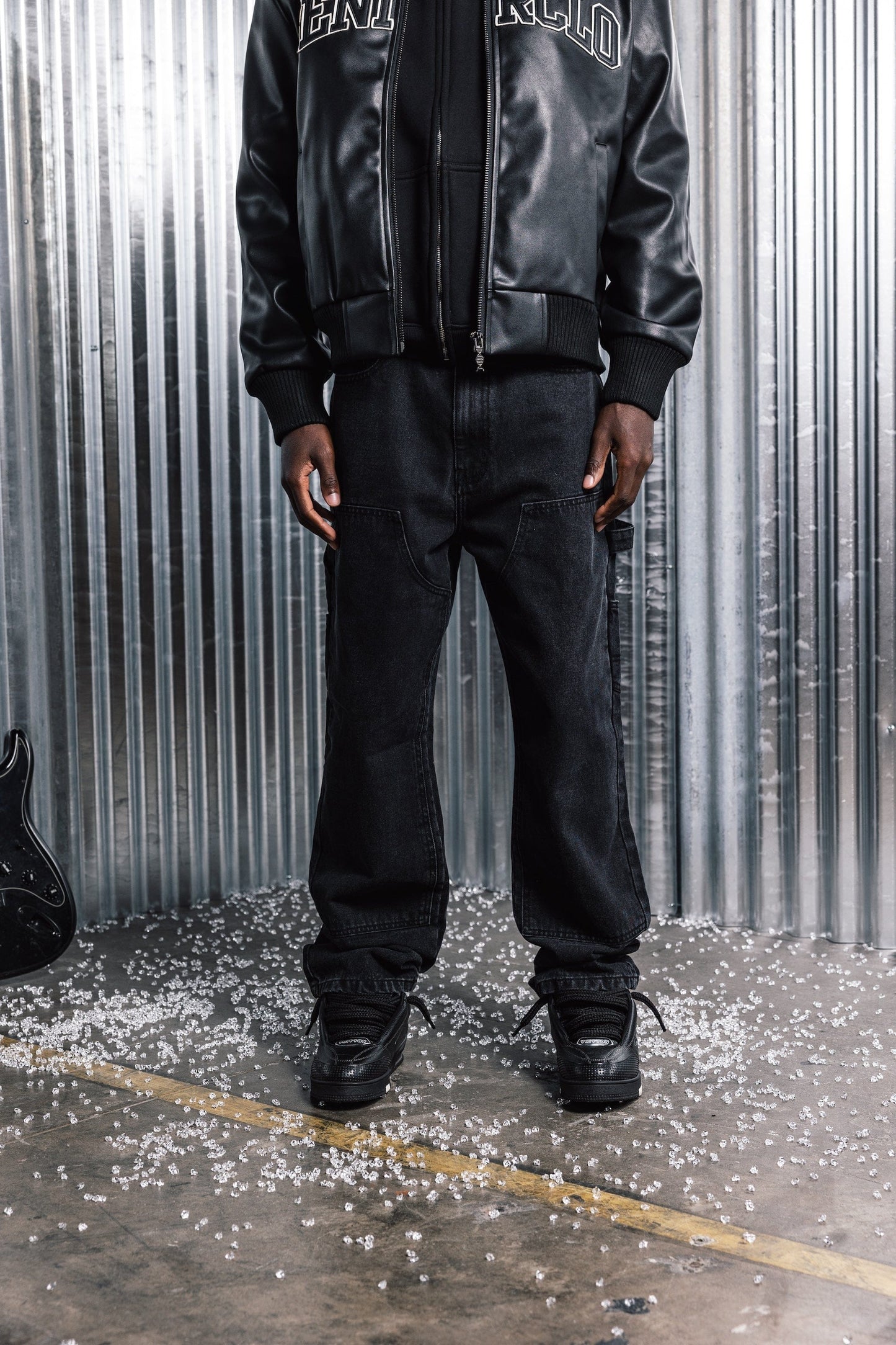 Relaxed Carpenter Denim - Blackout - Kick Game