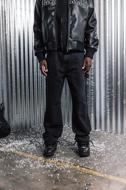 Relaxed Carpenter Denim - Blackout - Kick Game