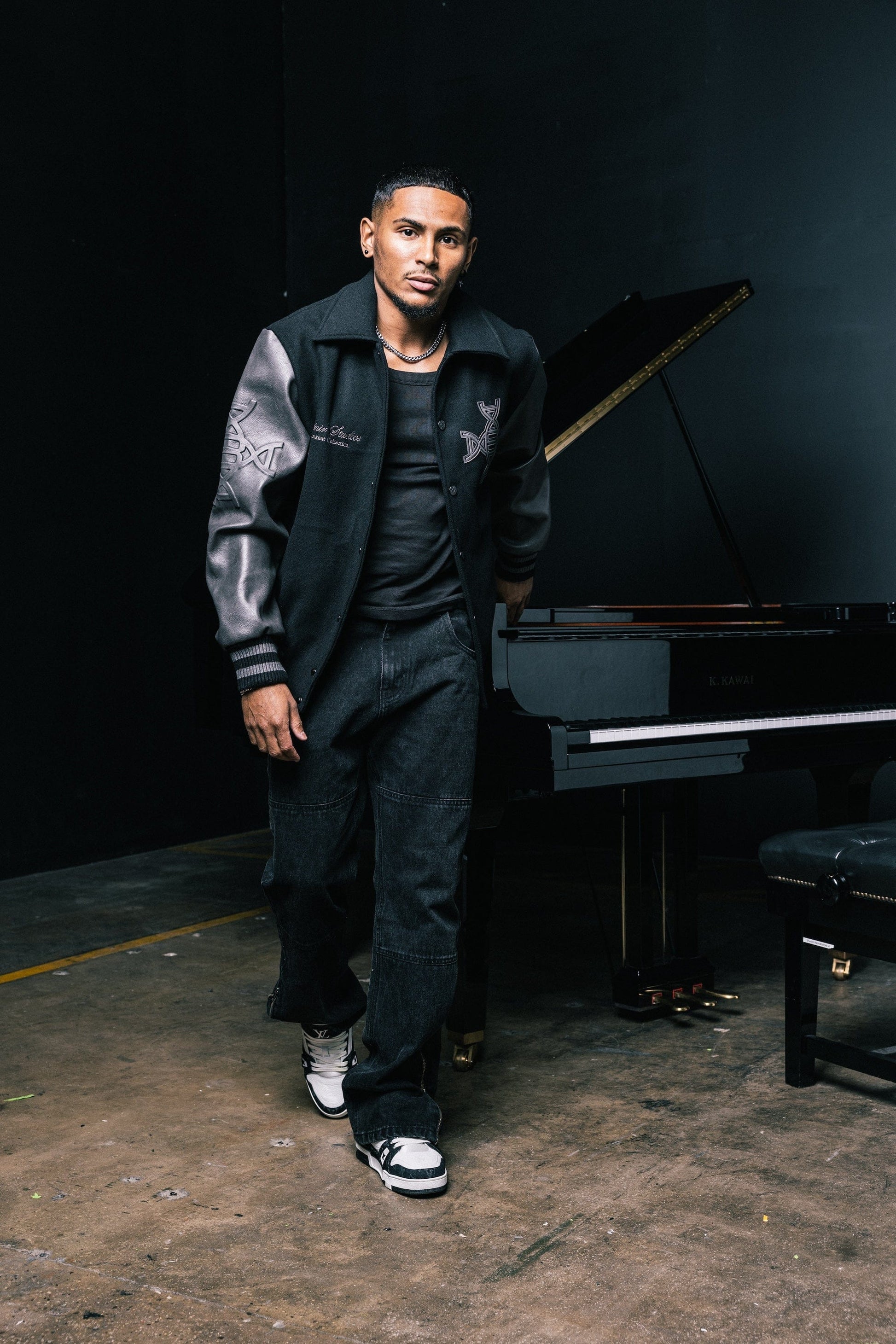 Zip Flare Denim - Blackout - Kick Game