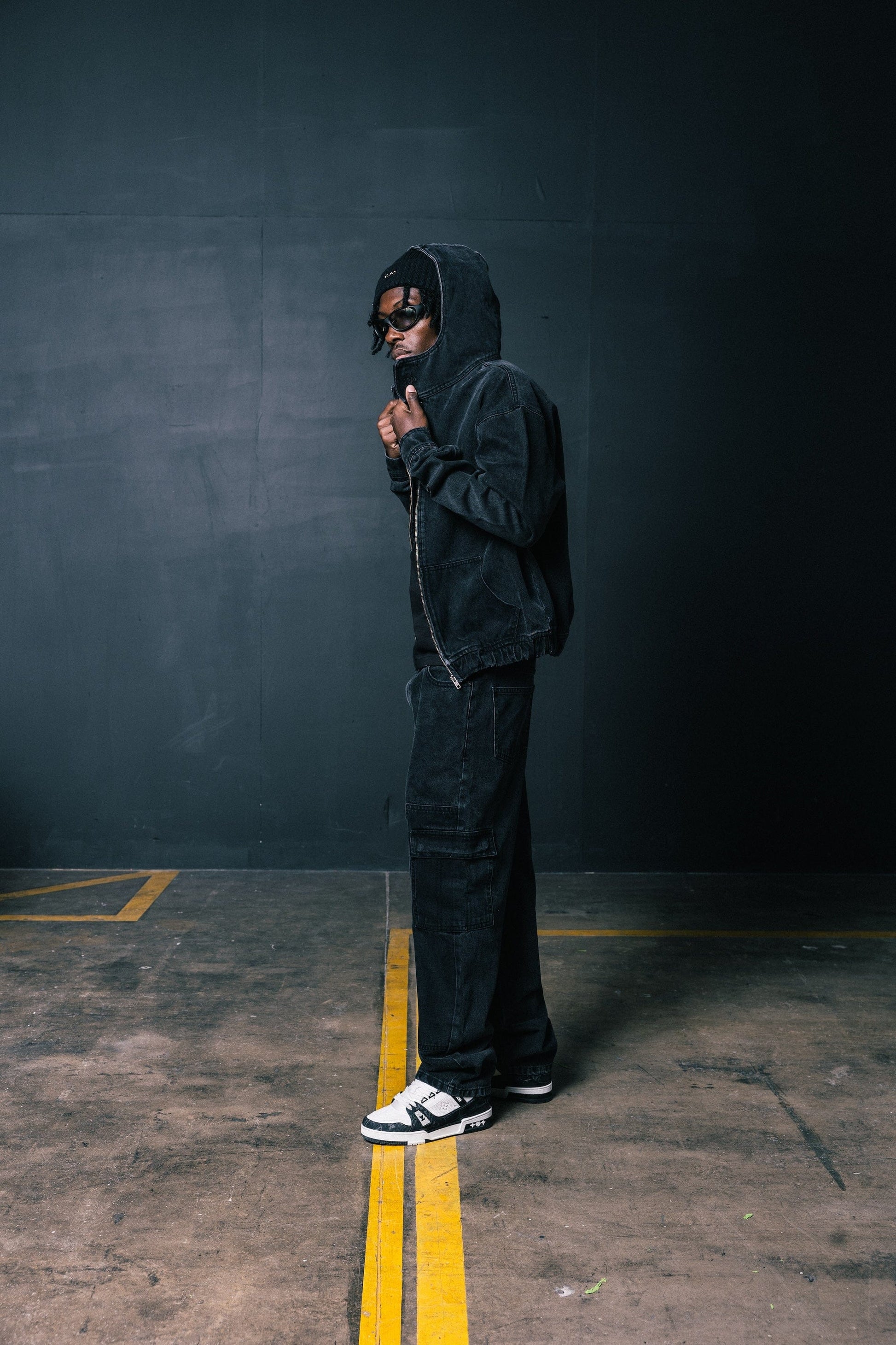 Cargo Carpenter Denim - Blackout - Kick Game