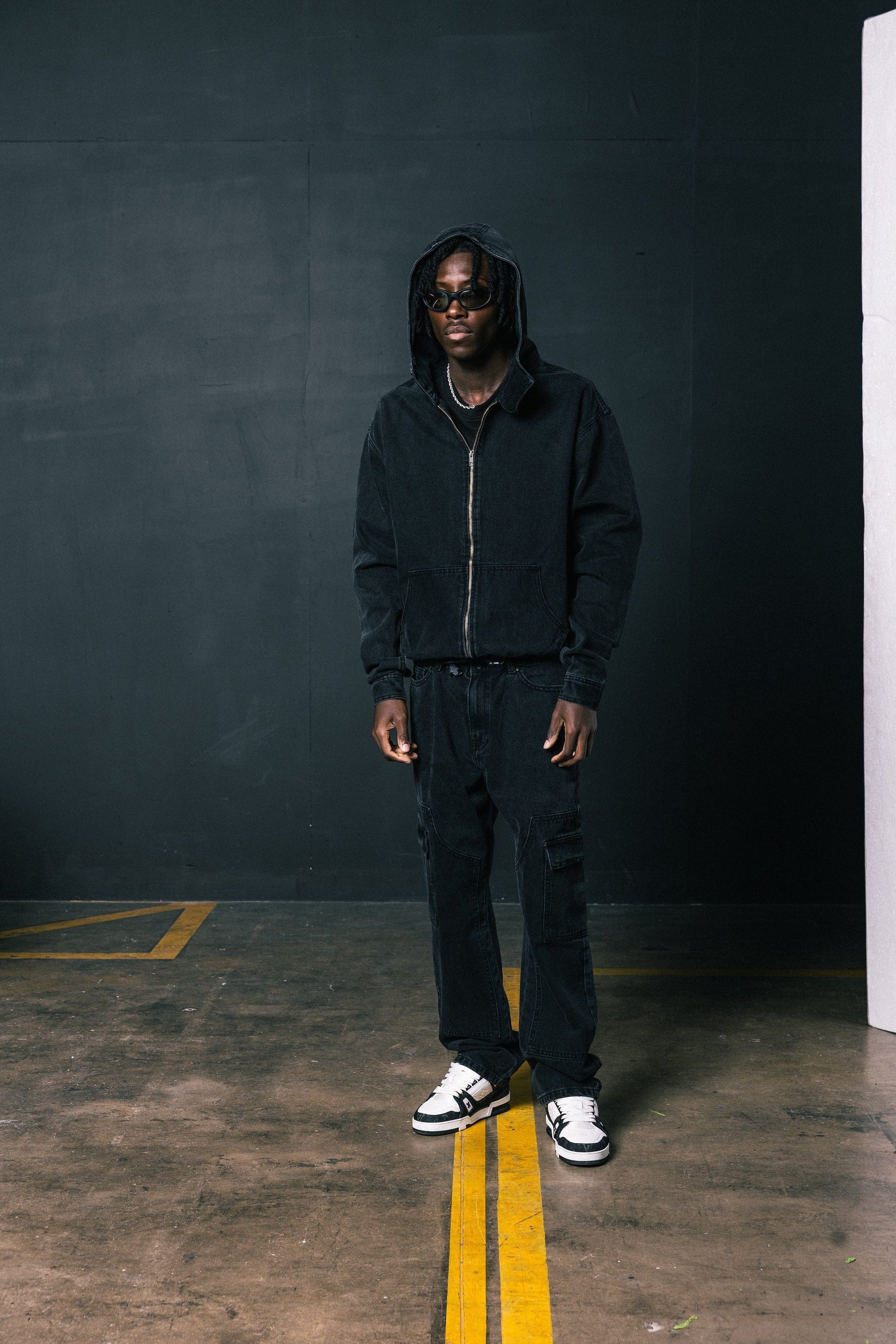 Cargo Carpenter Denim - Blackout - Kick Game