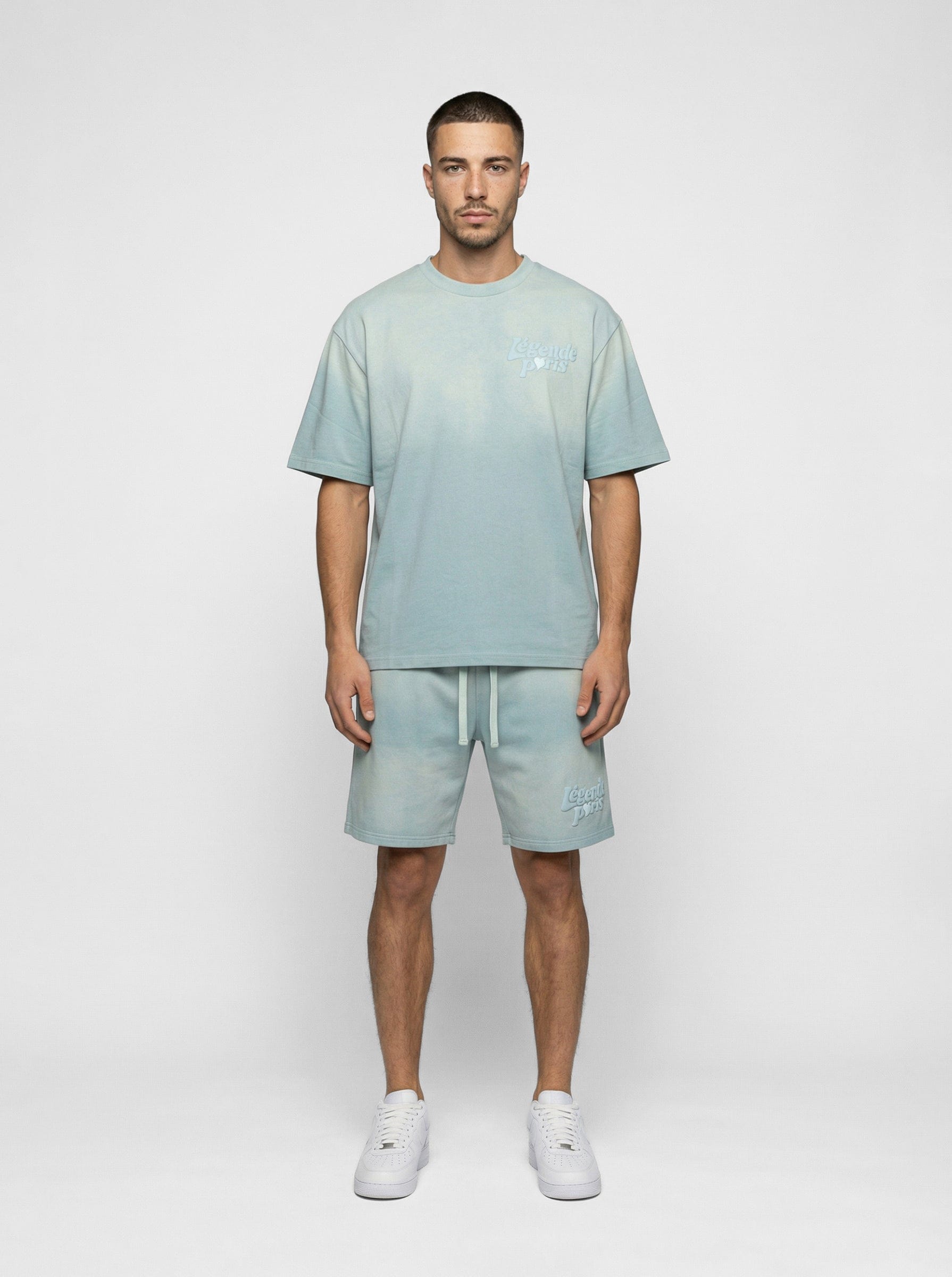Legende Paris LND GRADIENT T-SHIRT - ICY BLUE - Kick Game