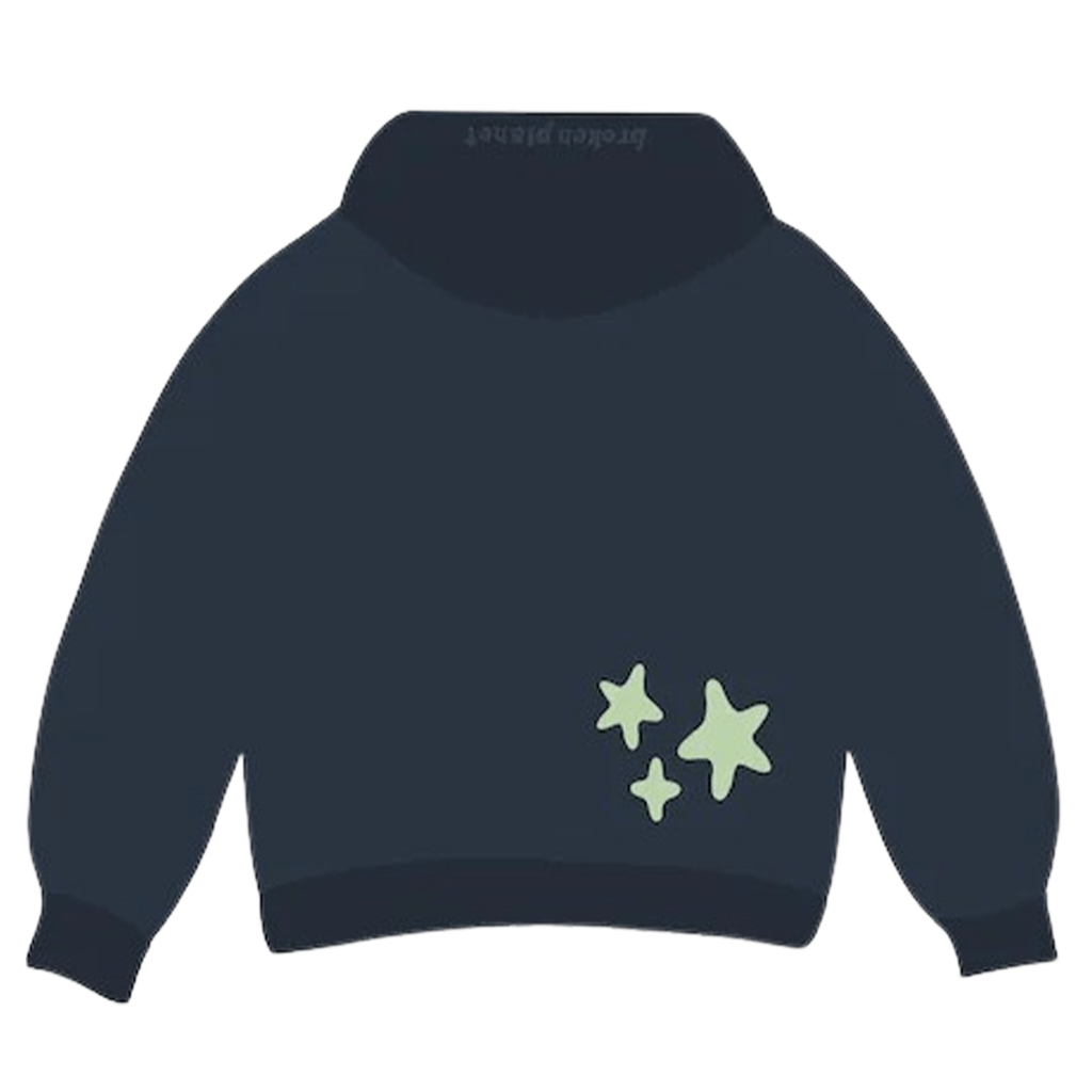 Broken Planet Market Hoodie 'Astral Energy' - Kenzo blurred floral print sweatshirt - UrlfreezeShops