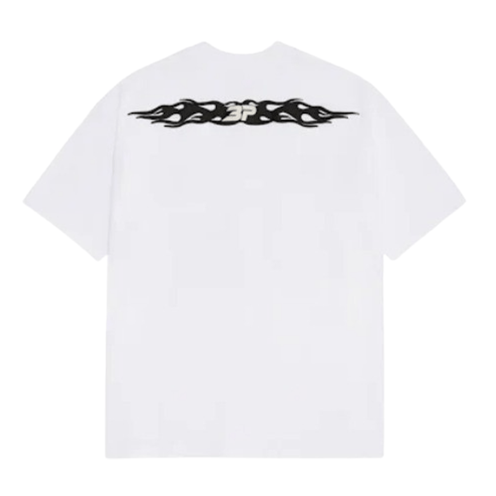 Broken Planet Market T-Shirt 'Total Chaos' - White - UrlfreezeShops
