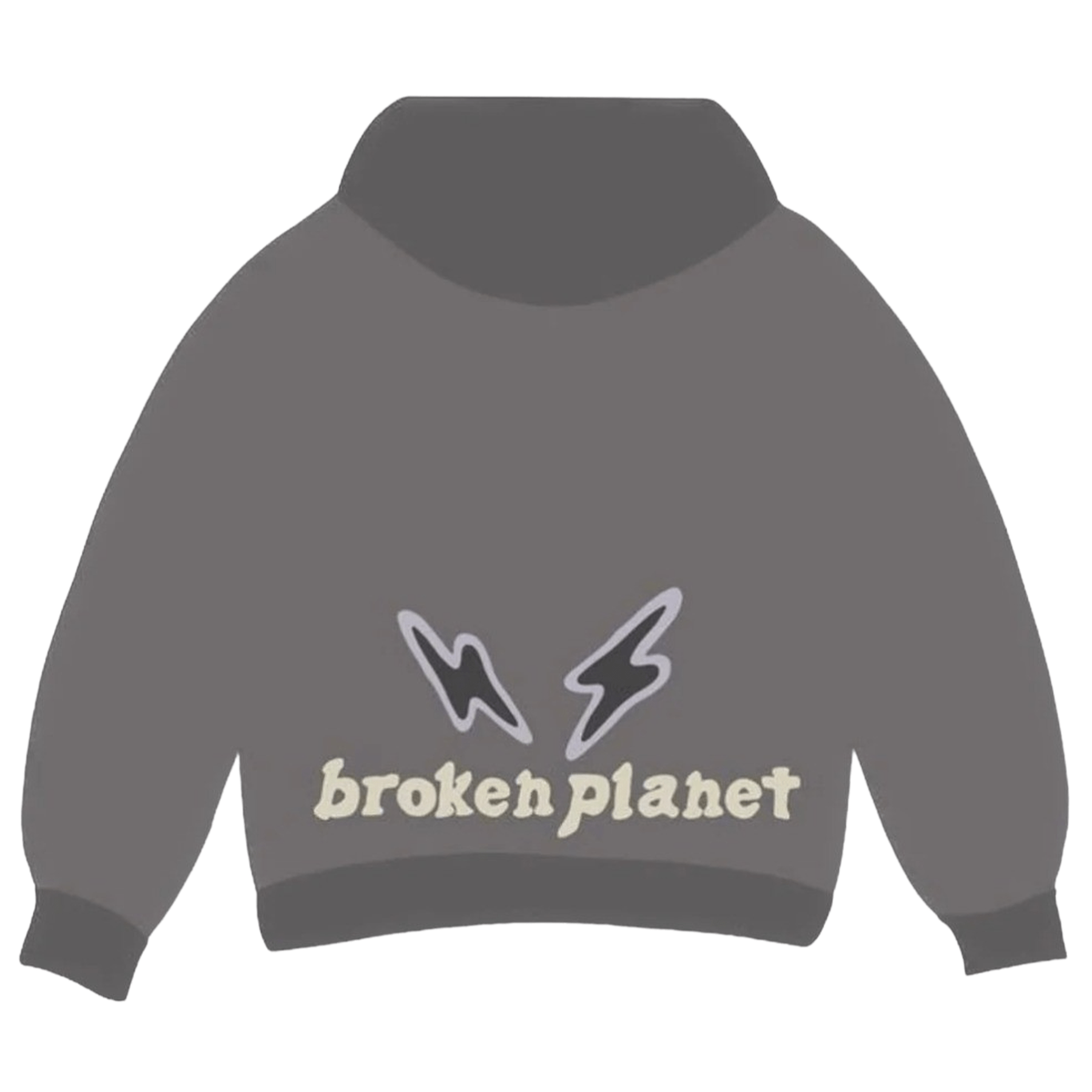 Broken Planet Market Hoodie 'Find Your Balance' - Ash Grey - Kick Game