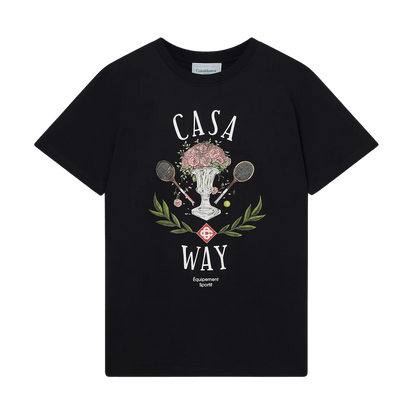 Casablanca Casa Way T-Shirt 'Black' - Kick Game