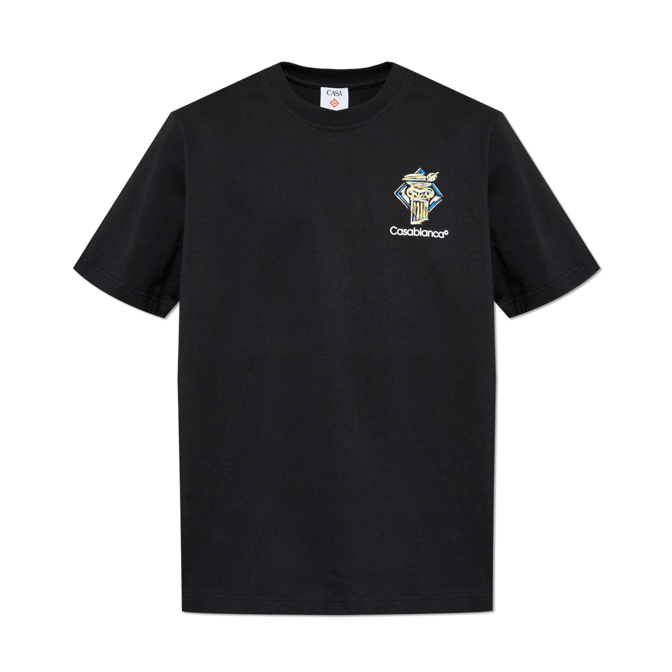Casablanca Diamond Column T-Shirt 'Black' - Kick Game