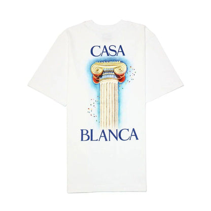 Casablanca La Colonne T-Shirt 'White' - Kick Game