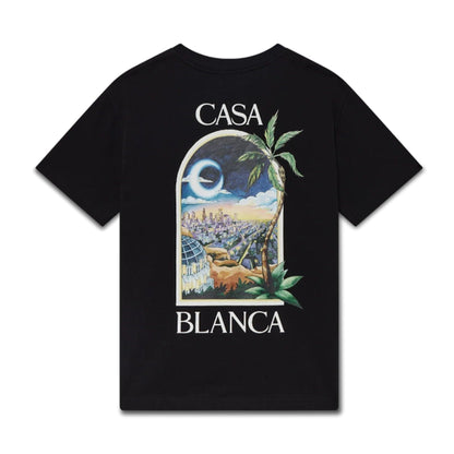 Casablanca LA Nights T-Shirt 'Black' - Kick Game