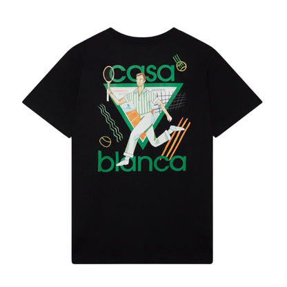 Casablanca Le Jeu T-Shirt 'Black' - Kick Game