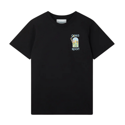 Casablanca La Jeu Colore Casa Sport T-Shirt 'Black' - Kick Game