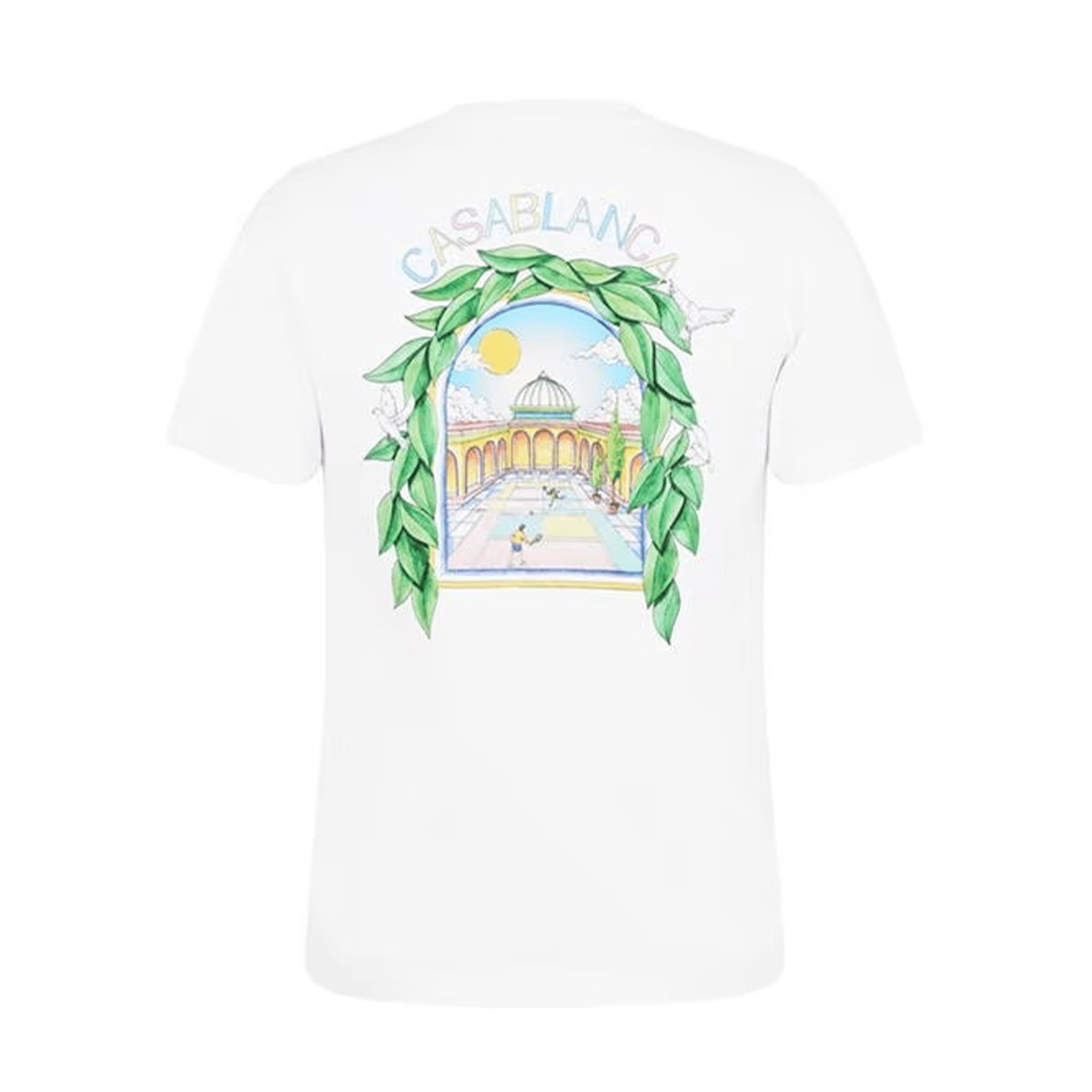 Casablanca L'Arche Tennis Club T-Shirt 'White' - Kick Game