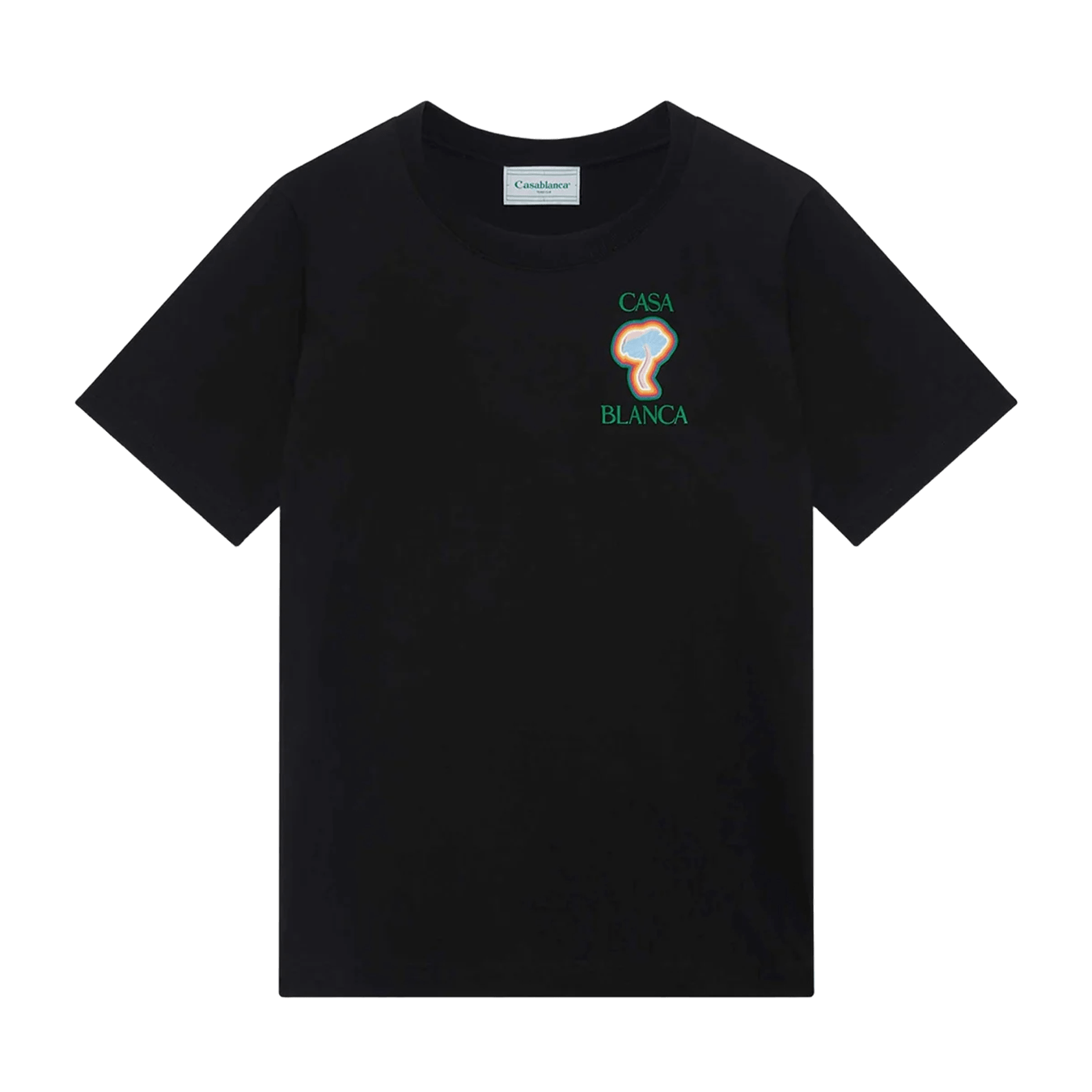 Casablanca Rainbow Mushroom T-Shirt 'Black' - Kick Game