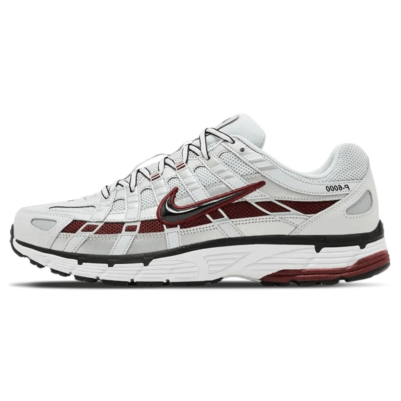 Nike P-6000 'Pure Platinum Team Red' - Kick Game