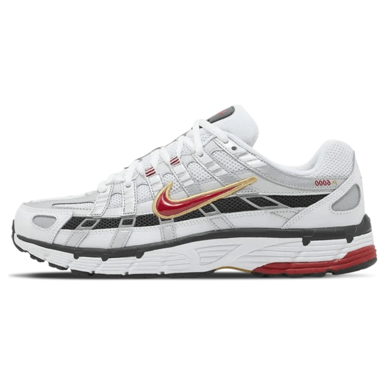 Nike P-6000 'Platinum Varsity Red' - Kick Game
