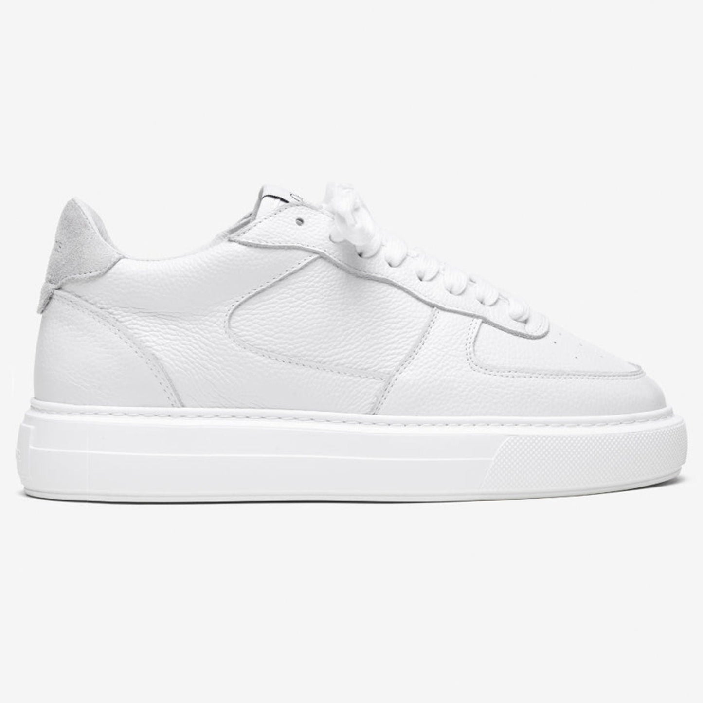 Cleens Court Trainer 'White Tumbled Leather' - Kick Game