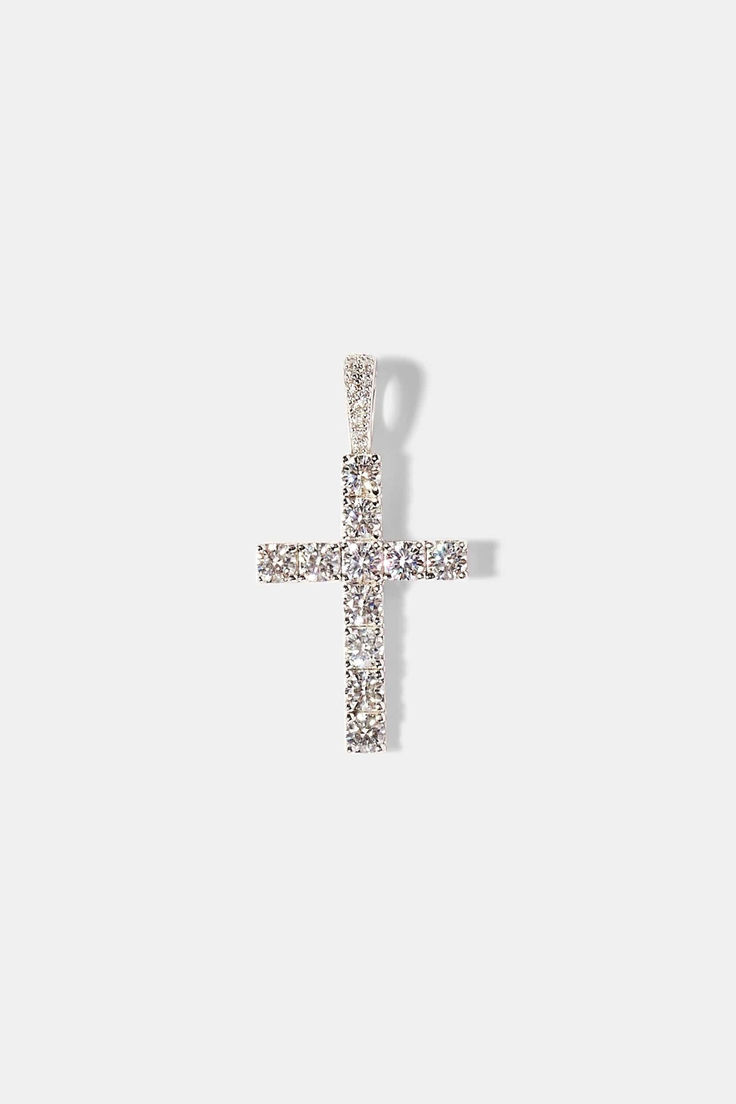 Moissanite Cross Pendant - 30mm - Kick Game