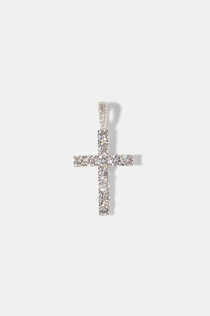 Moissanite Cross Pendant - 30mm - Kick Game