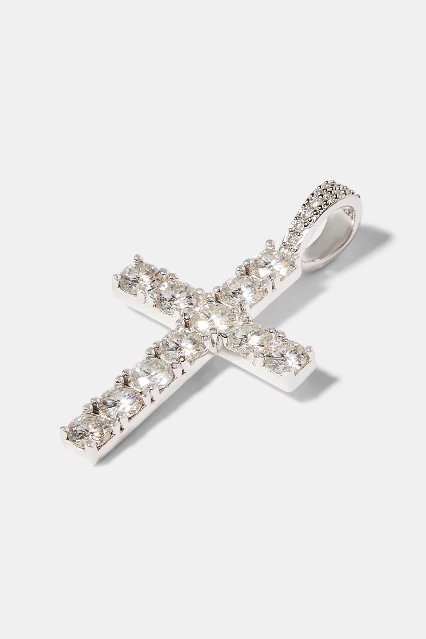 Moissanite Cross Pendant - 30mm - Kick Game