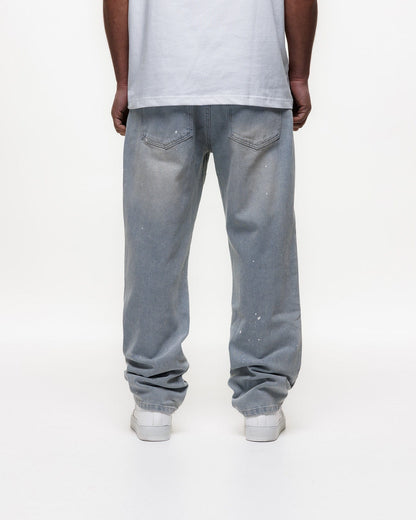 Magiri Core Painted Straight Jeans 'Blue' - Kick Game