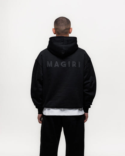 Magiri Core Puff Printed Hoodie 'Black' - Kick Game